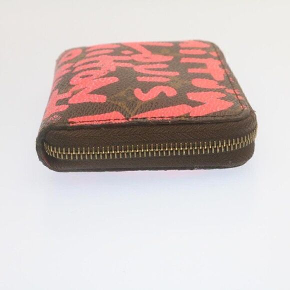 LOUIS VUITTON Monogram Graffiti Zippy Coin Purse Pink - Picture 6 of 12